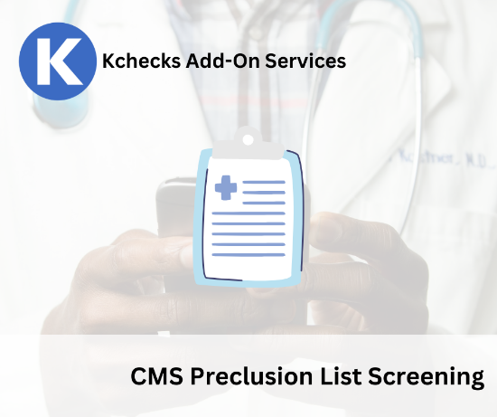 Picture of CMS Preclusion List Screening
